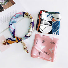 Load image into Gallery viewer, Elegant Satin  Silk Foulards