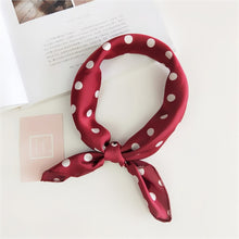 Load image into Gallery viewer, Soft Silk  Satin Square Floral  Print Foulard Accessories