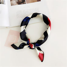 Load image into Gallery viewer, Soft Silk  Satin Square Floral  Print Foulard Accessories