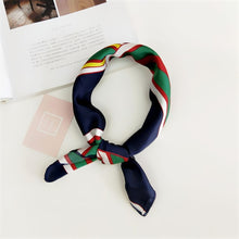 Load image into Gallery viewer, Soft Silk  Satin Square Floral  Print Foulard Accessories