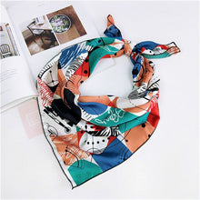 Load image into Gallery viewer, Elegant  Square Silk Foulard