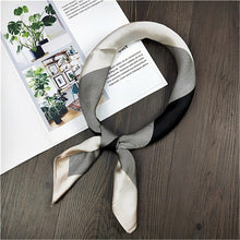 Load image into Gallery viewer, Striped  Print Silk Foulard