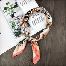 Load image into Gallery viewer, Striped  Print Silk Foulard
