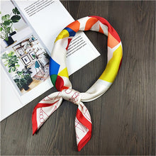 Load image into Gallery viewer, Striped  Print Silk Foulard