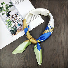 Load image into Gallery viewer, Striped  Print Silk Foulard