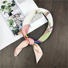 Load image into Gallery viewer, Striped  Print Silk Foulard