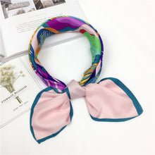 Load image into Gallery viewer, Flower Prints Silk Foulard