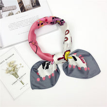 Load image into Gallery viewer, Flower Prints Silk Foulard