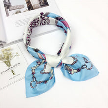 Load image into Gallery viewer, Flower Prints Silk Foulard