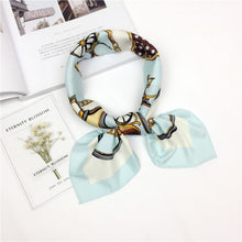 Load image into Gallery viewer, Flower Prints Silk Foulard