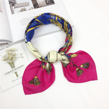 Load image into Gallery viewer, Flower Prints Silk Foulard