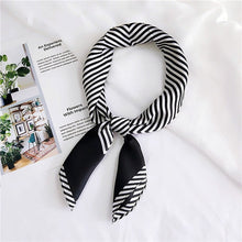 Load image into Gallery viewer, Striped  Print Silk Foulard