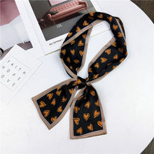 Load image into Gallery viewer, Print Many Heart Design Silk Foulard