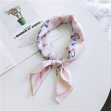 Load image into Gallery viewer, pink butterfly printed foulard